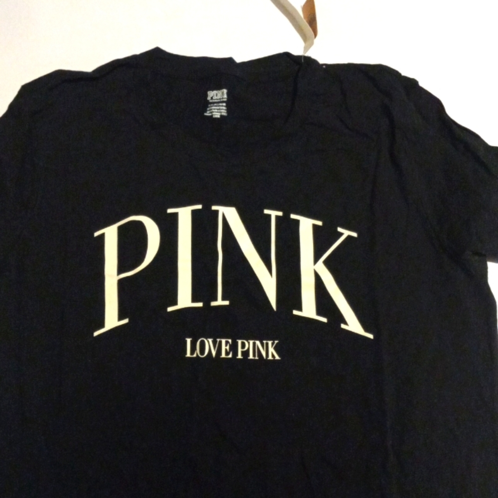 Black  Pink Victoria's Secert women night shirt